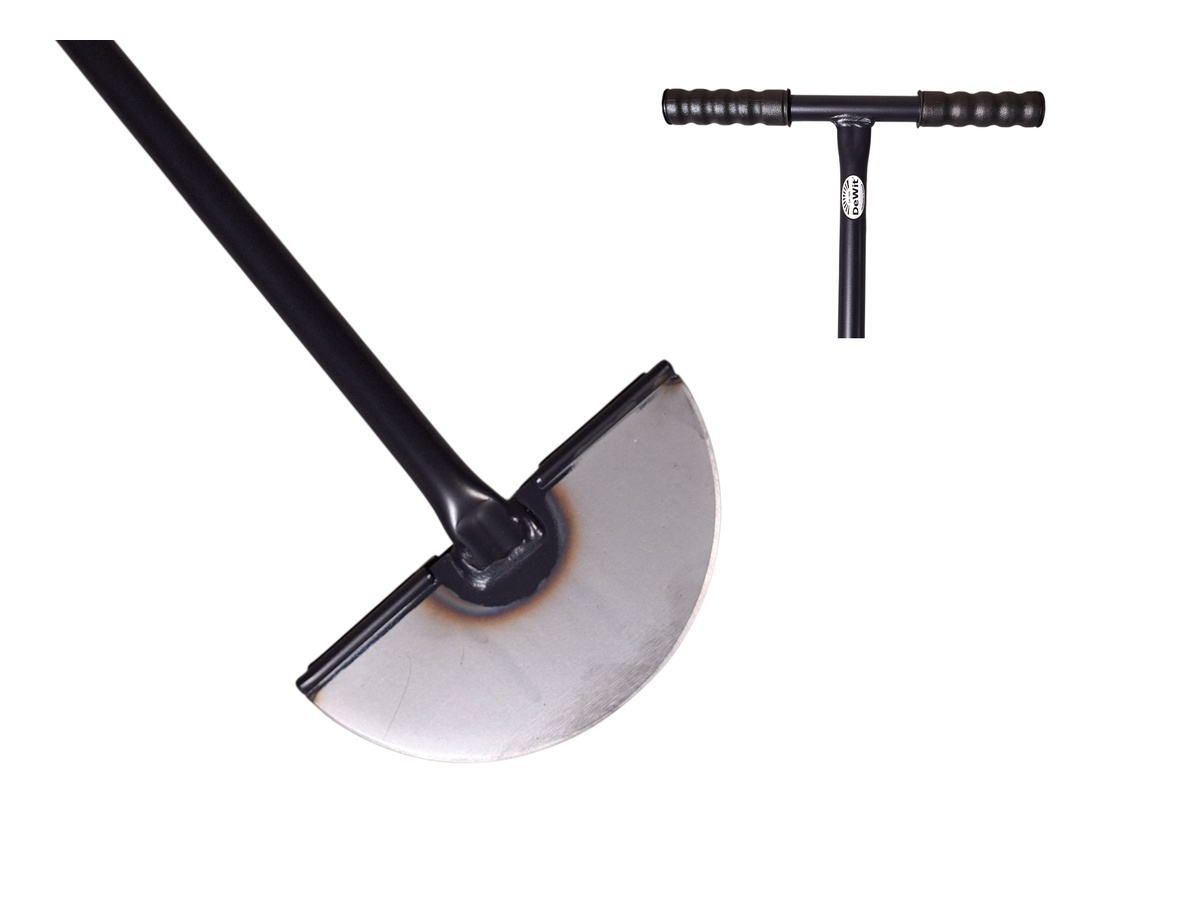 Lawnedger with 85cm tubular steel T-handle